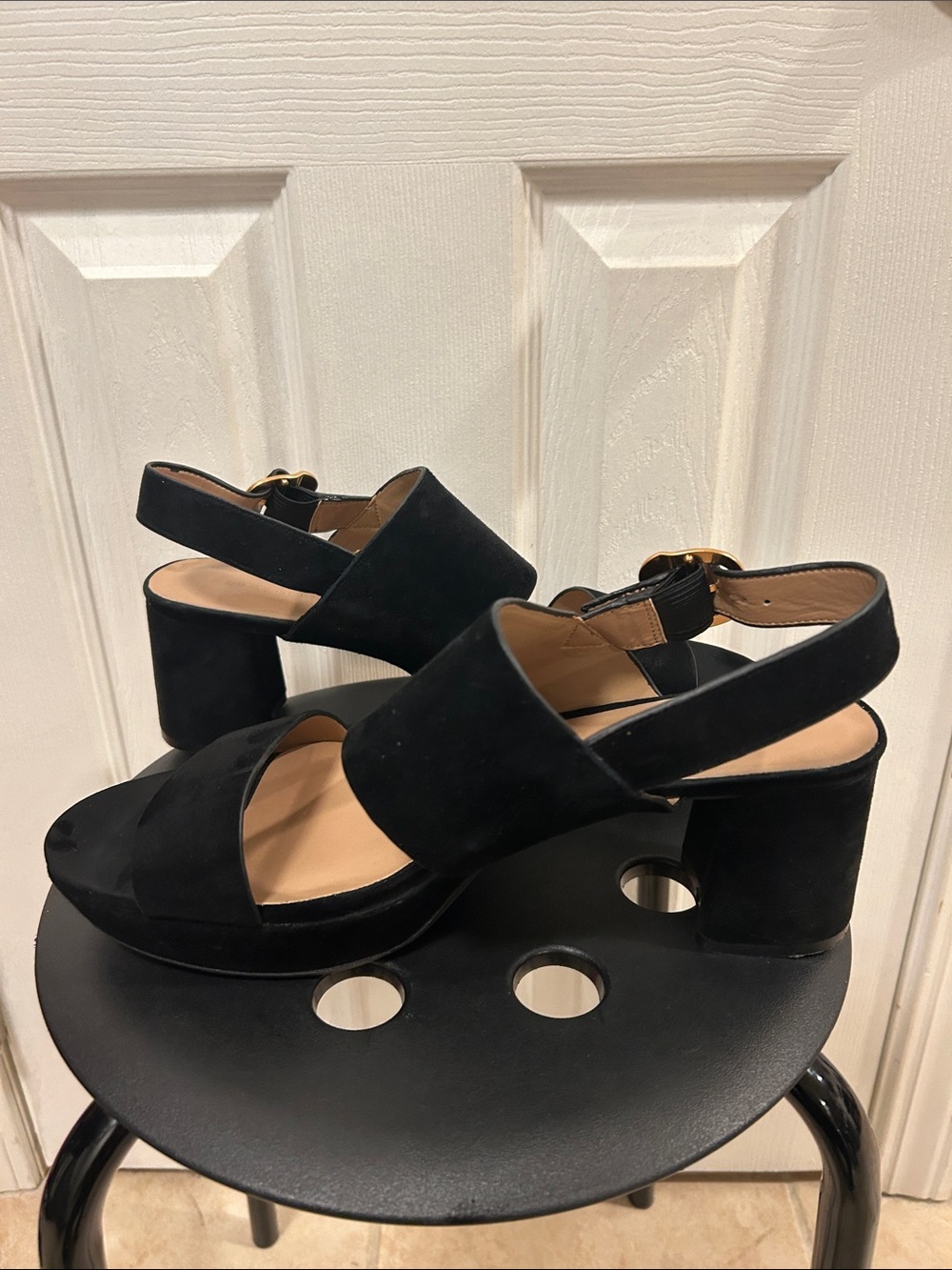 Aerosoles Suede Sandals Size 12 - Picture 6 of 9